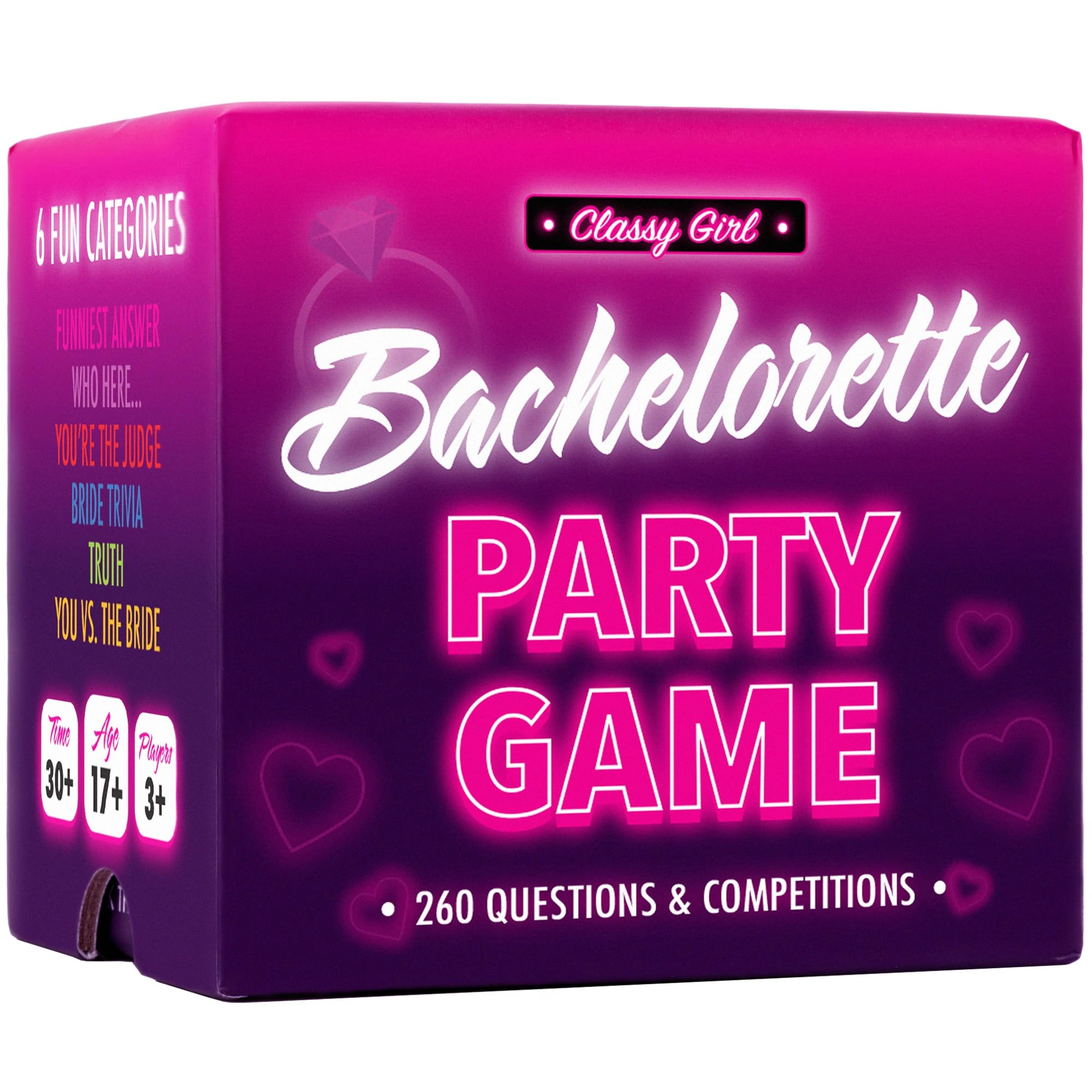 Classy Girl Bachelorette Party Game - English Adult