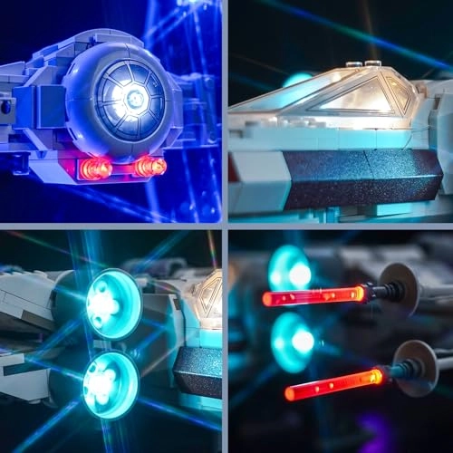 LED Light Set - Copper for LEGO TIE Fighter & X-Wing Mash-up 75393