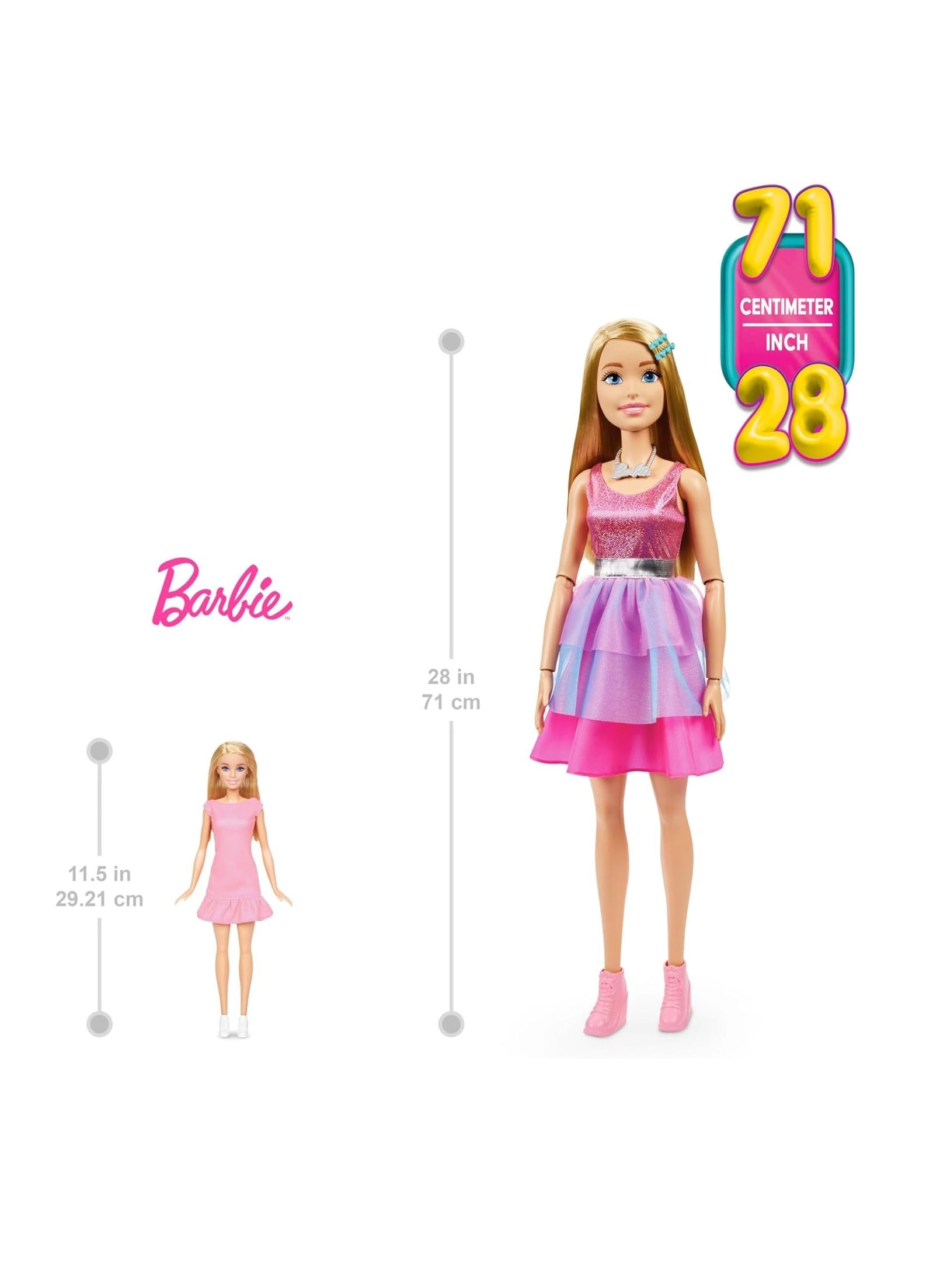 Fashion Doll - 28 Inches Blonde Ages 3+