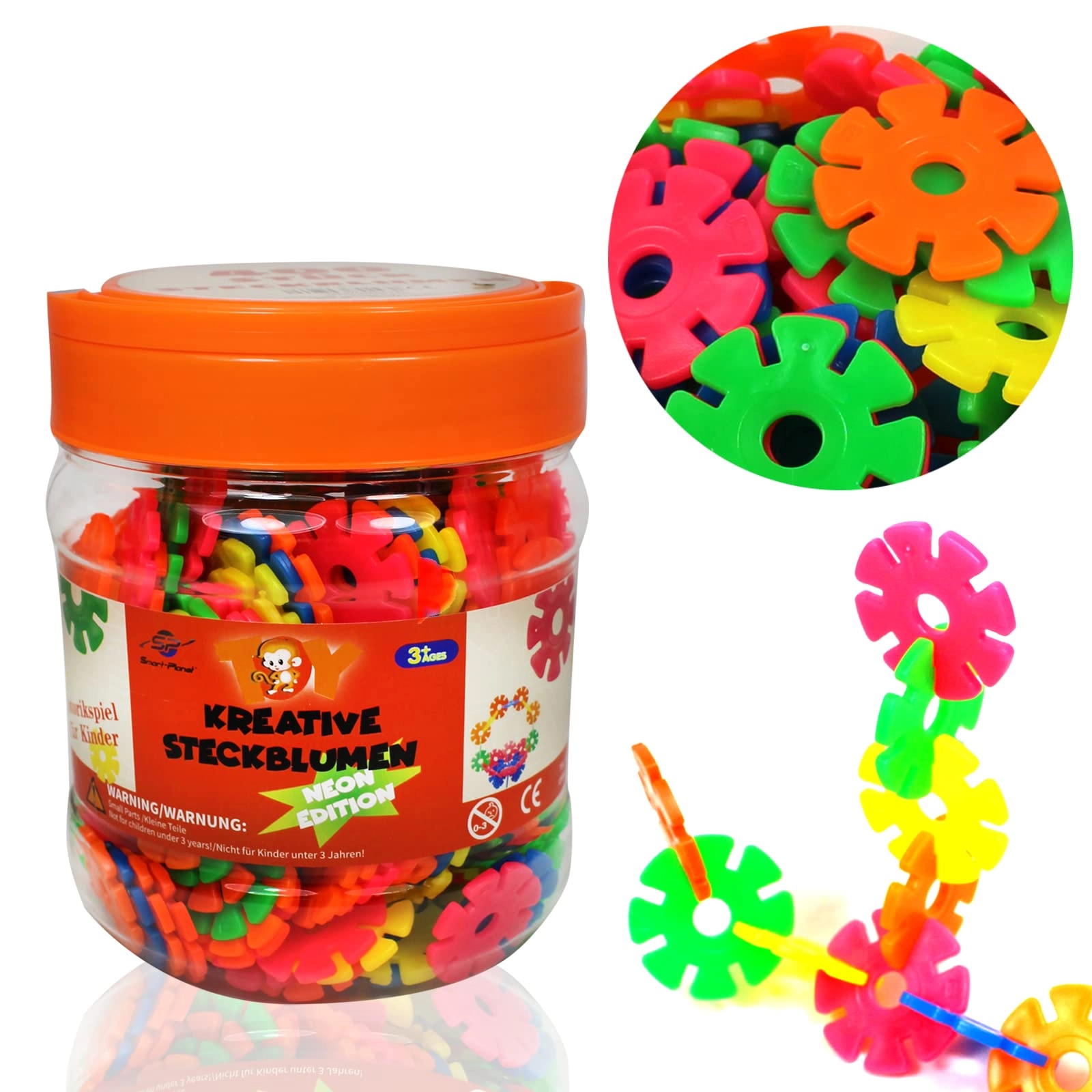 SmartPlanet Neon Flowers - 3 Years 400 pieces