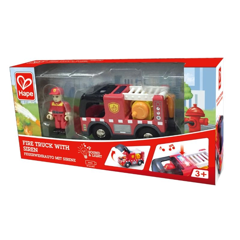 Fire Truck With Siren - Figurine