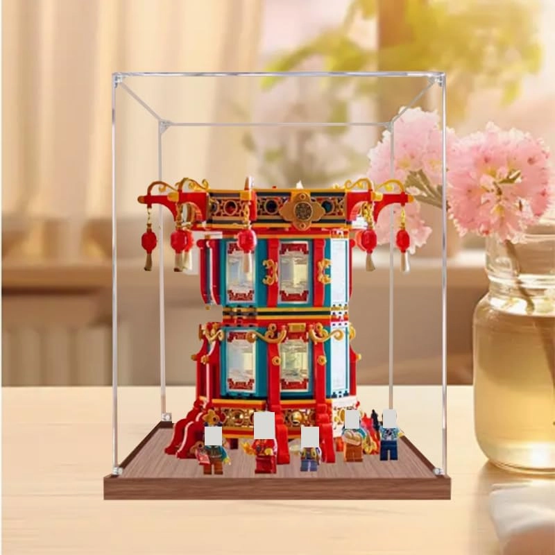 Clear Acrylic Display Case - Lego