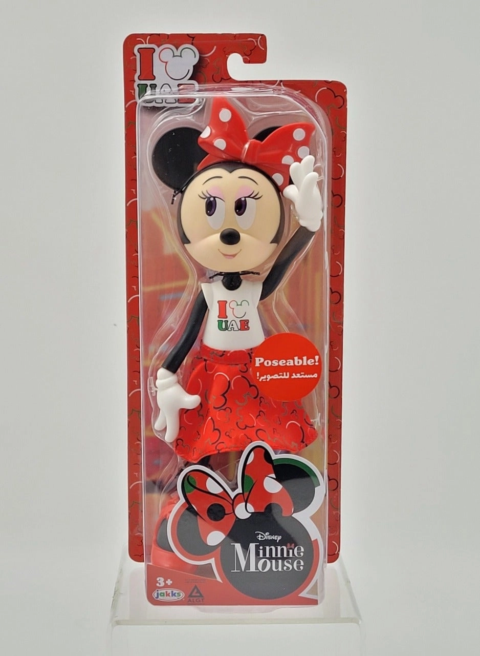 Minnie Mouse Doll - Red I Love UAE printed Ages 3+