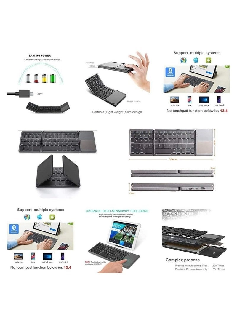 Foldable Bluetooth Keyboard - Wireless