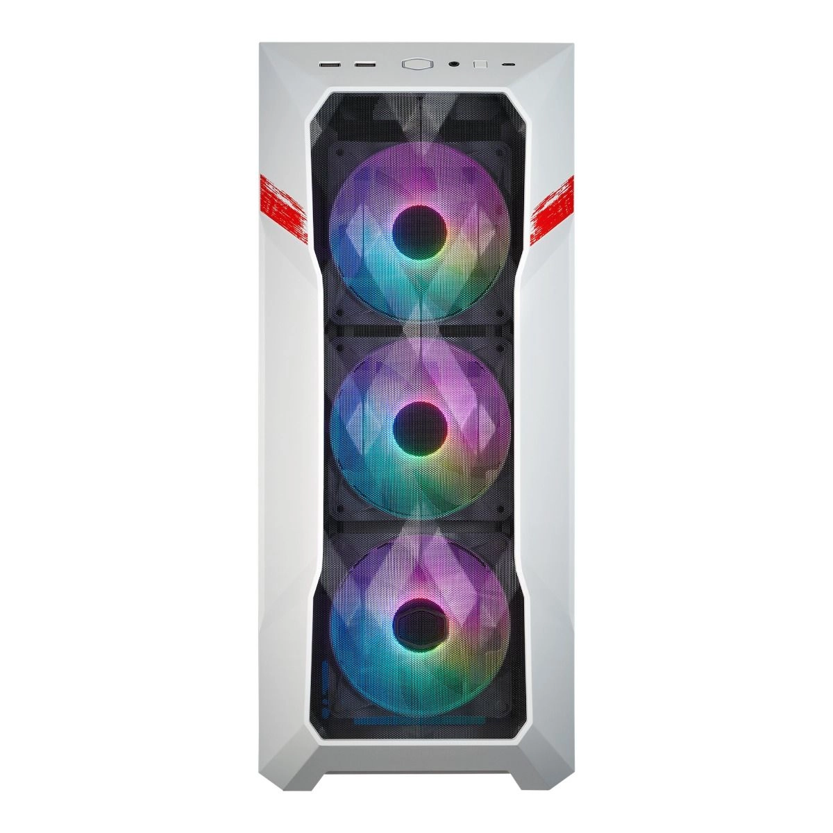 TD500 Mesh - Fully tempered glass side panel Mid-tower PC case