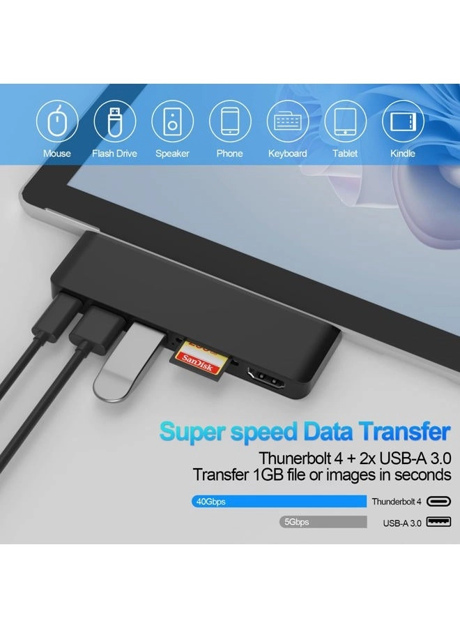 Surface Pro 9 Docking Station - USB-C Thunerbolt 4 Surface Pro 9/Surface Pro X