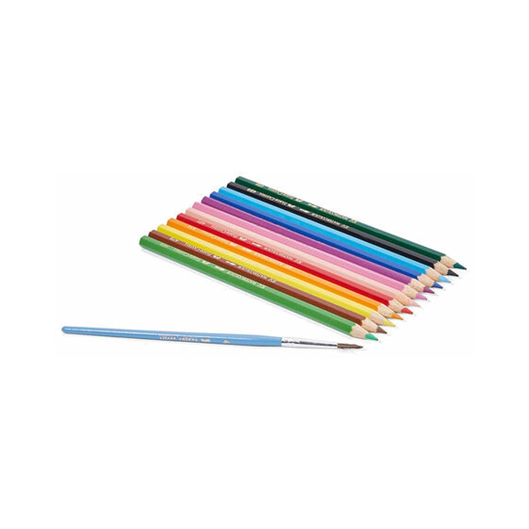 Fish Design Watercolour Pencils Set - 12 Colours