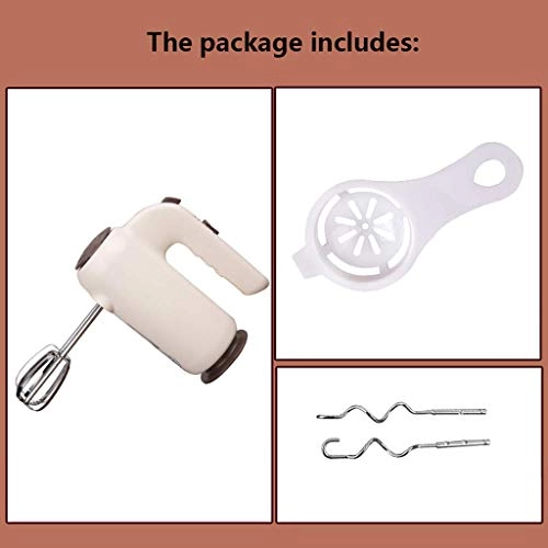 Handheld Electric Egg Beater - High Power 5-speed Turbo