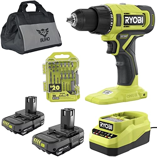 1/2 in. Drill/Driver - 1.5 Amp Hours 18 Volts Bundle