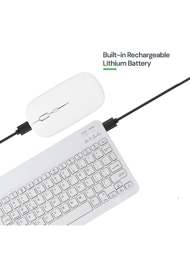 Bluetooth Keyboard & Mouse Combo - QWERTY Wireless