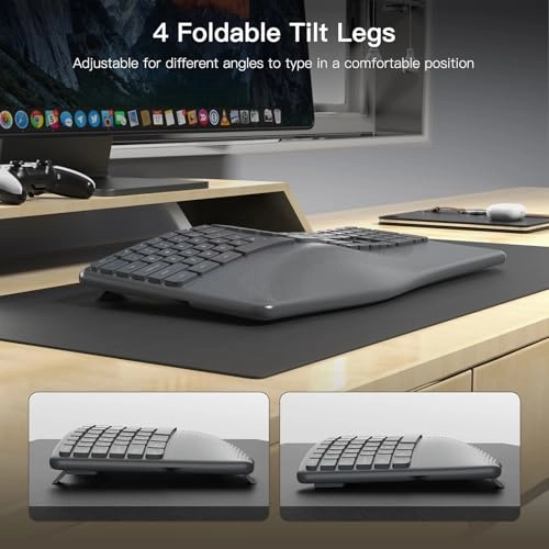 Ergonomic Wireless Keyboard - Wireless