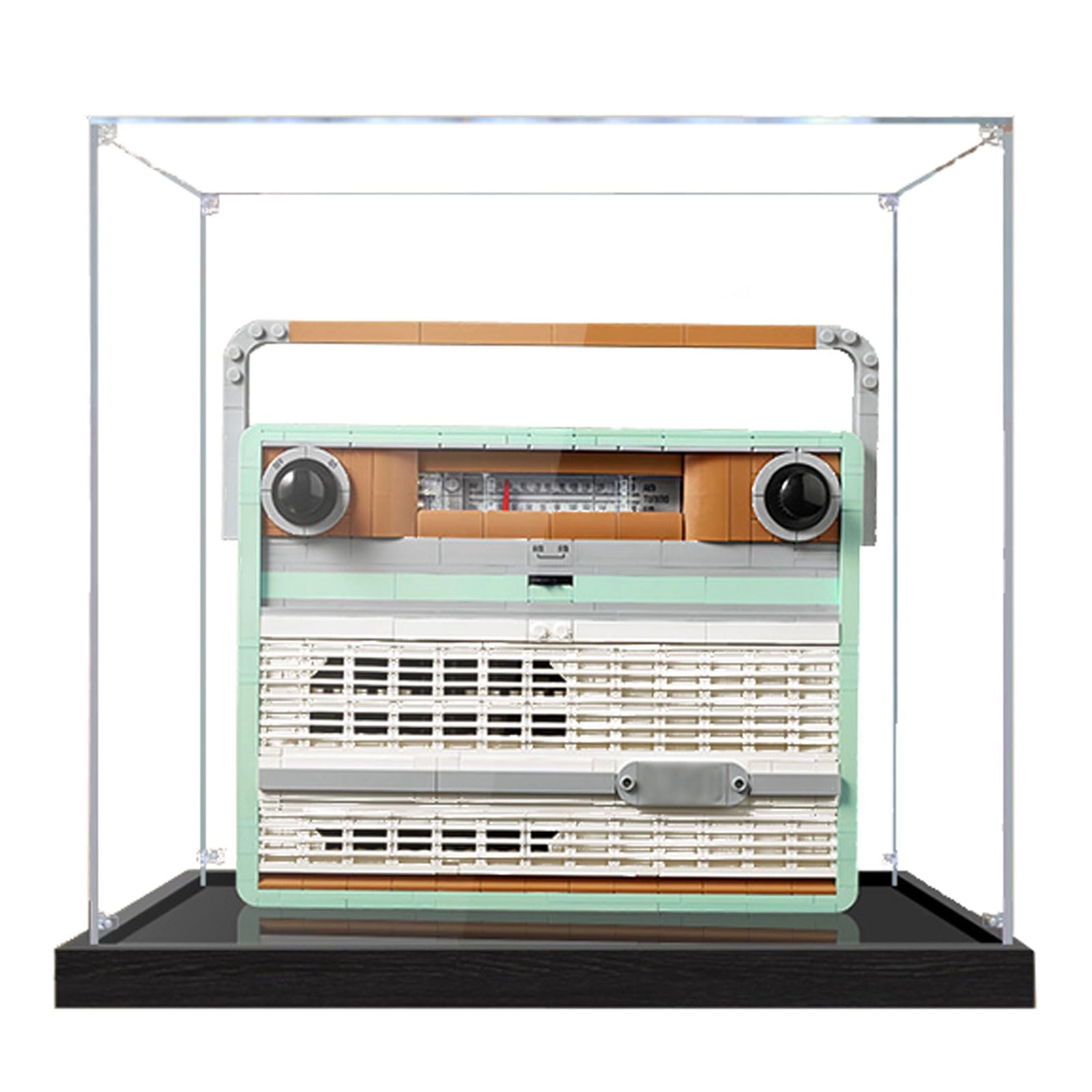 Acrylic Display Case - 25*15*25 cm Mirror Base