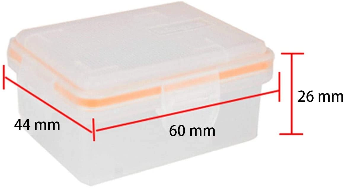 Camera Battery Case - 6Pcs + Memory Card Case Protector