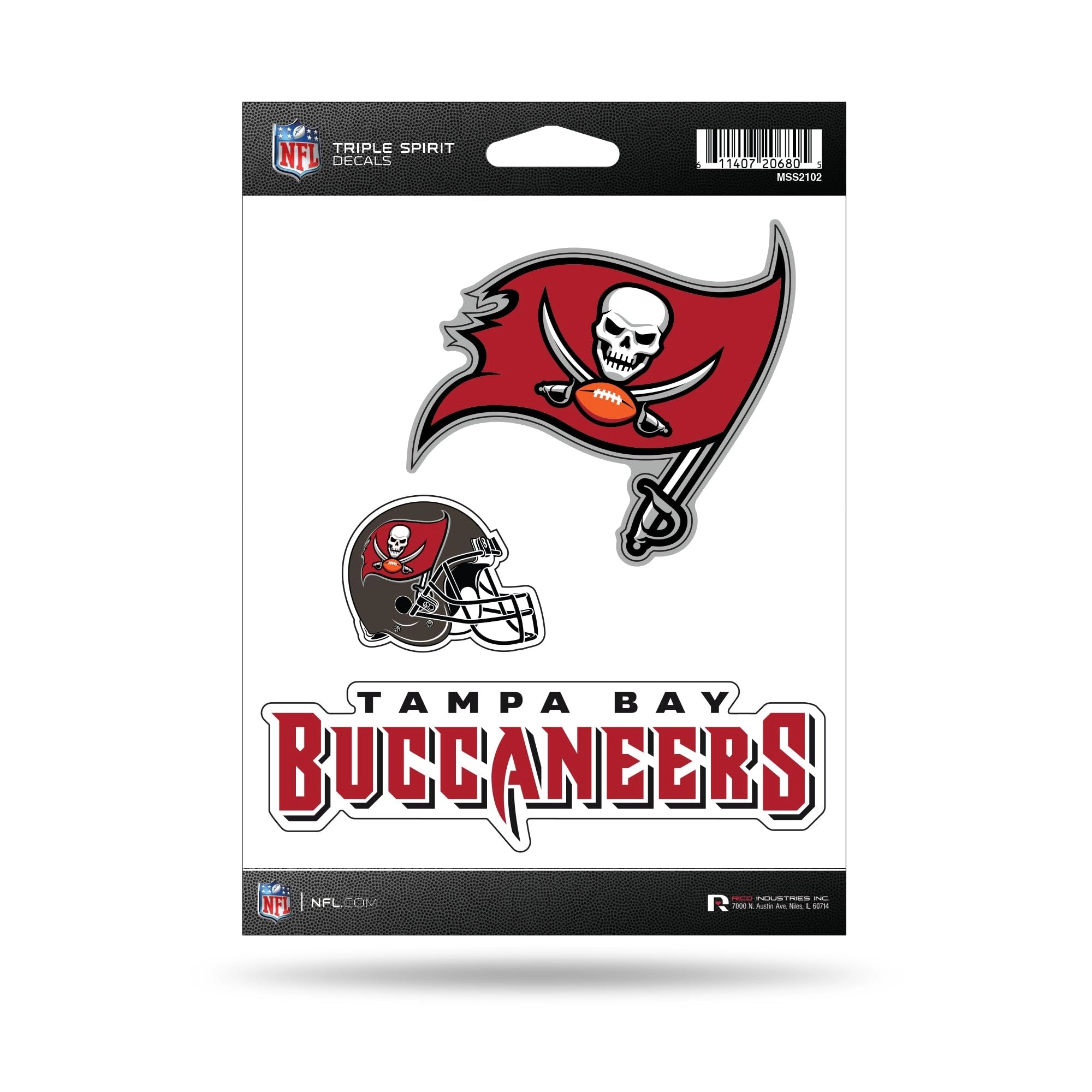 Nfl Sticker Book 3 pcs