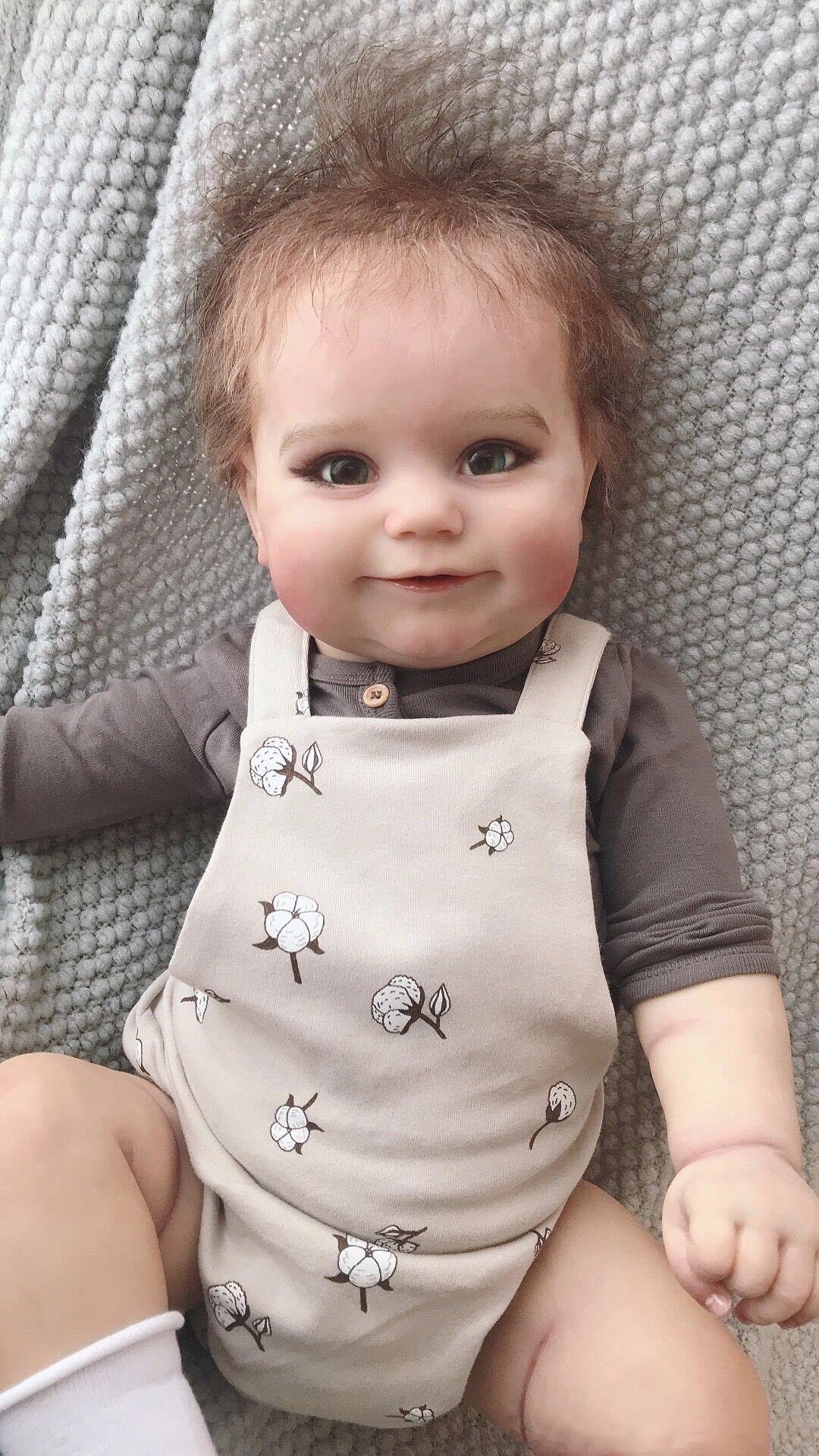 Enjoy with Love Maddie Reborn Baby Doll - 60 cm Mohair