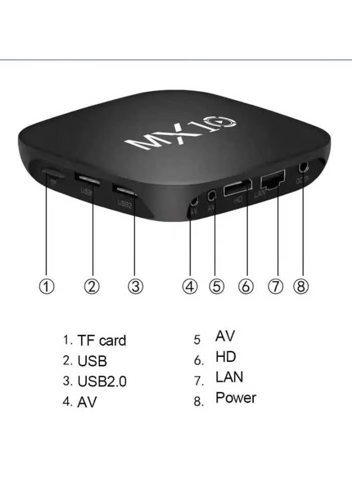 Smart TV Box 4K Android 13