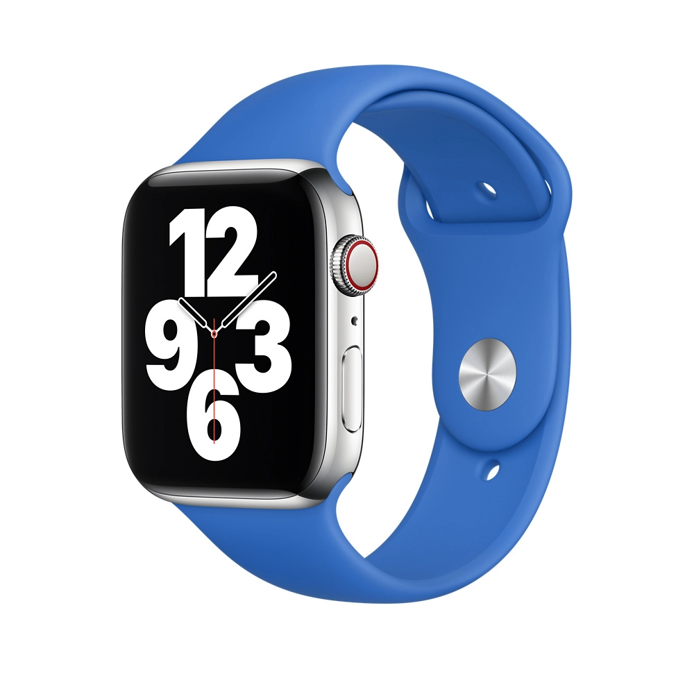 Watch Band for Apple Watch 42mm - 42 mm (Small/Medium) Aluminium, Fluoroelastomer Blue