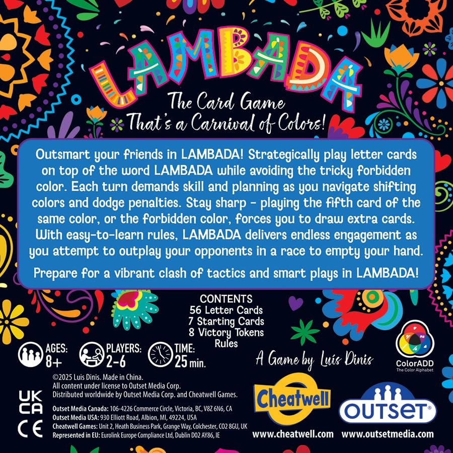 Lambada: The Card Game That's a Carnival of Colors!