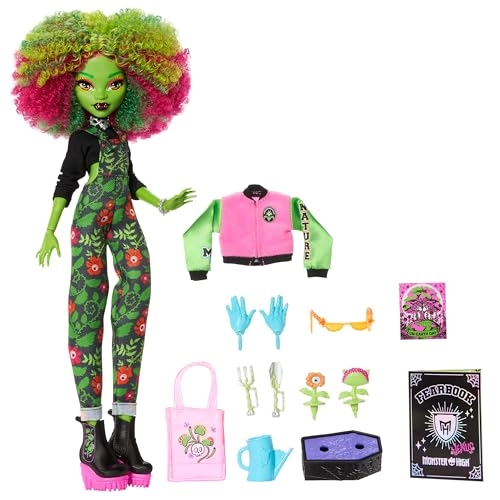 Venus McFlytrap Doll - Monster Diary Horrifying Garden Club Accessories Set Ages 4+