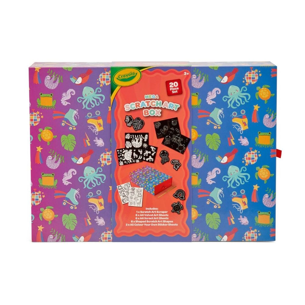 Scratch And Color Bumper Box - 20 pieces