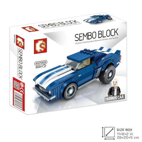 Champions Famous GT Race Car Model Kit - Mustang Shelby GT500 Building Set