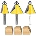 Router Bit Set - 1/4 Inch Shank 3PCS