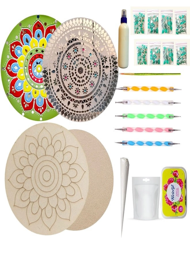 Round MDF Mosaic Art