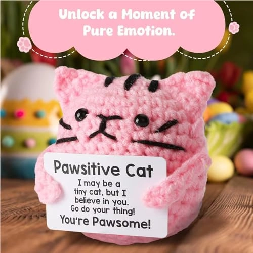 Positive Cat - Handmade 10 cm Set