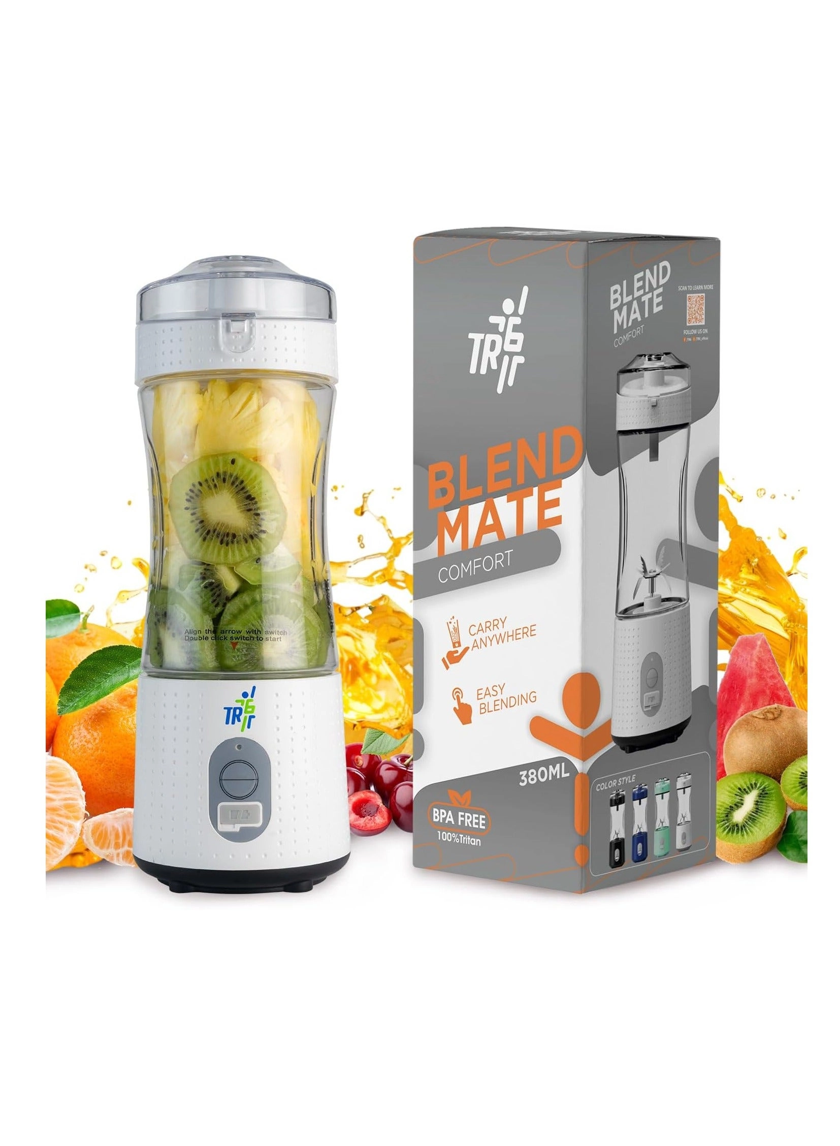 Blendmate Comfort - Portable USB-C Rechargeable Tritan