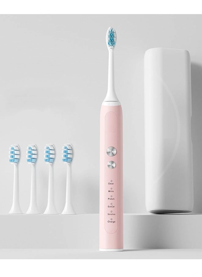 Electric Toothbrush - Super Soft Blue 4 Different Heads