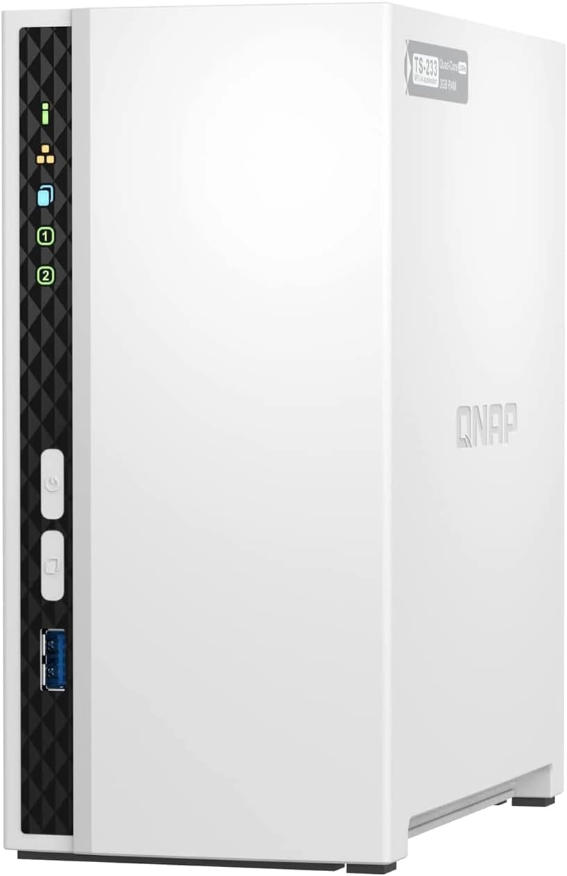 QNAP TS-133-18ST-US 1-Bay 8TB - Preconfigured Seagate IronWolf Drive Bundle