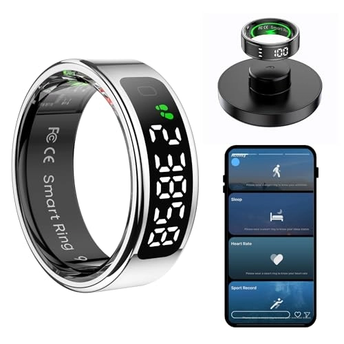 Smart Ring - Touchscreen Silver Size 10