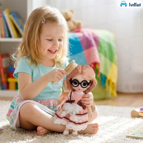 Fashion Doll - Long Hair Glasses Korean Ages 3+