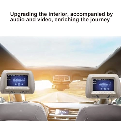 Headrest Screen Display - HD WIDESCREEN 7 In