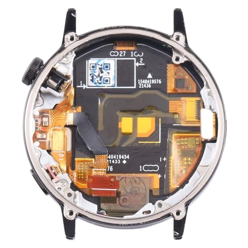 LCD Screen and Digitizer Full Assembly With Frame for Huawei Watch GT 3 42mm - MIL-B19 Black