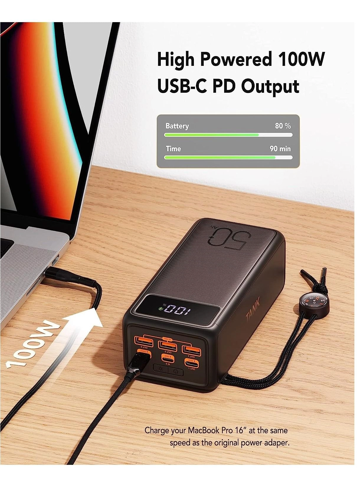 VP-5001C - 56000 Watt-hour 100W USB*2 Type-C*2