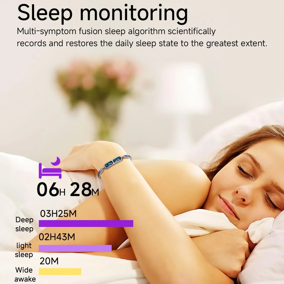 Smart Bracelet - Activity Tracker Heart Rate Sleep Tracker