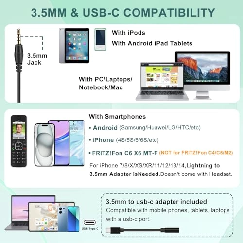 C802EC1 Wired Headset