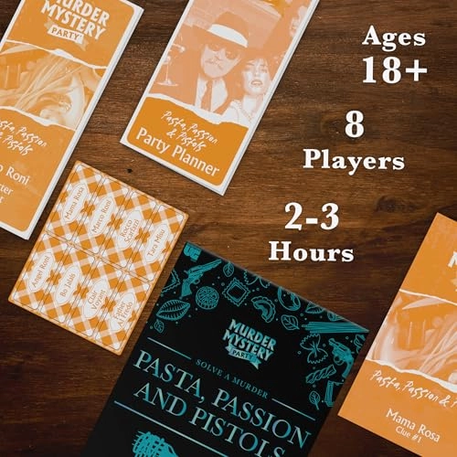 Murder Mystery Party: Pasta, Passion & Pistols