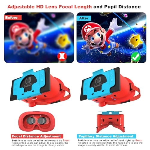 VR glass1 - for Nintendo Switch OLED Adjustable HD Lenses