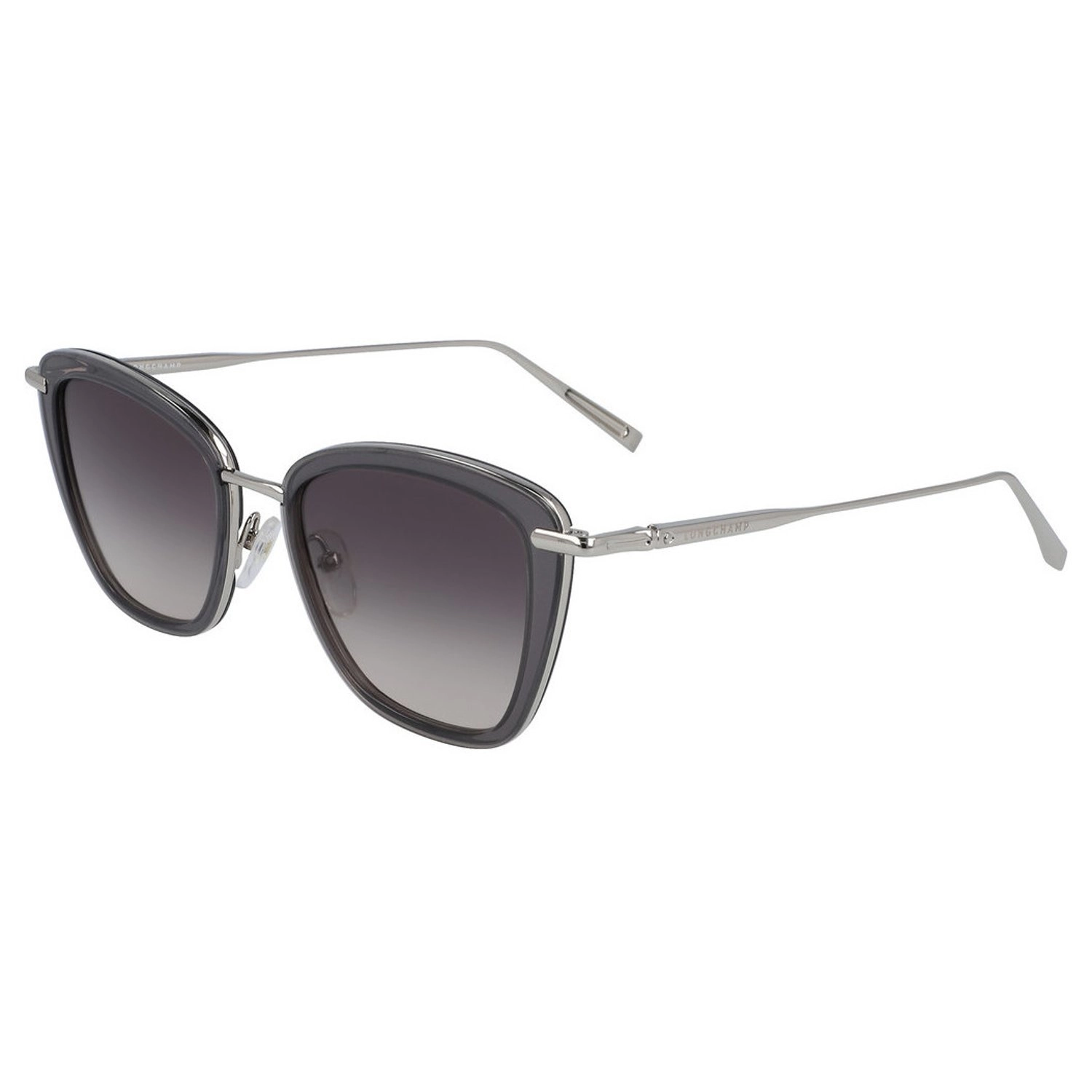 LONGCHAMP Rectangle Slate Sunglasses - 52 millimeter Black