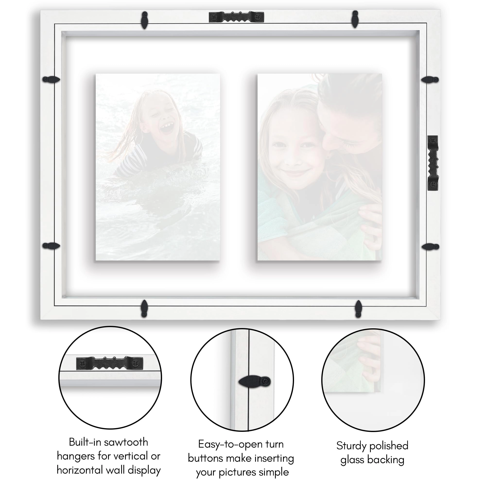 Double Picture Frame - 9x12 Two