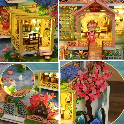 Ten Miles Peach Blossom Dollhouse - Ancient Chinese Style 1:24