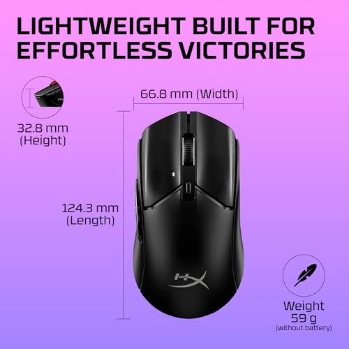 Pulsefire Haste 2 Core Gaming Mouse - 2.4GHz, Bluetooth