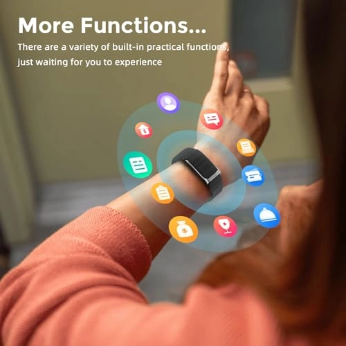 Smart Health Wristband - Bluetooth Connected 127 Exercise Modes 1ATM Water Resistant