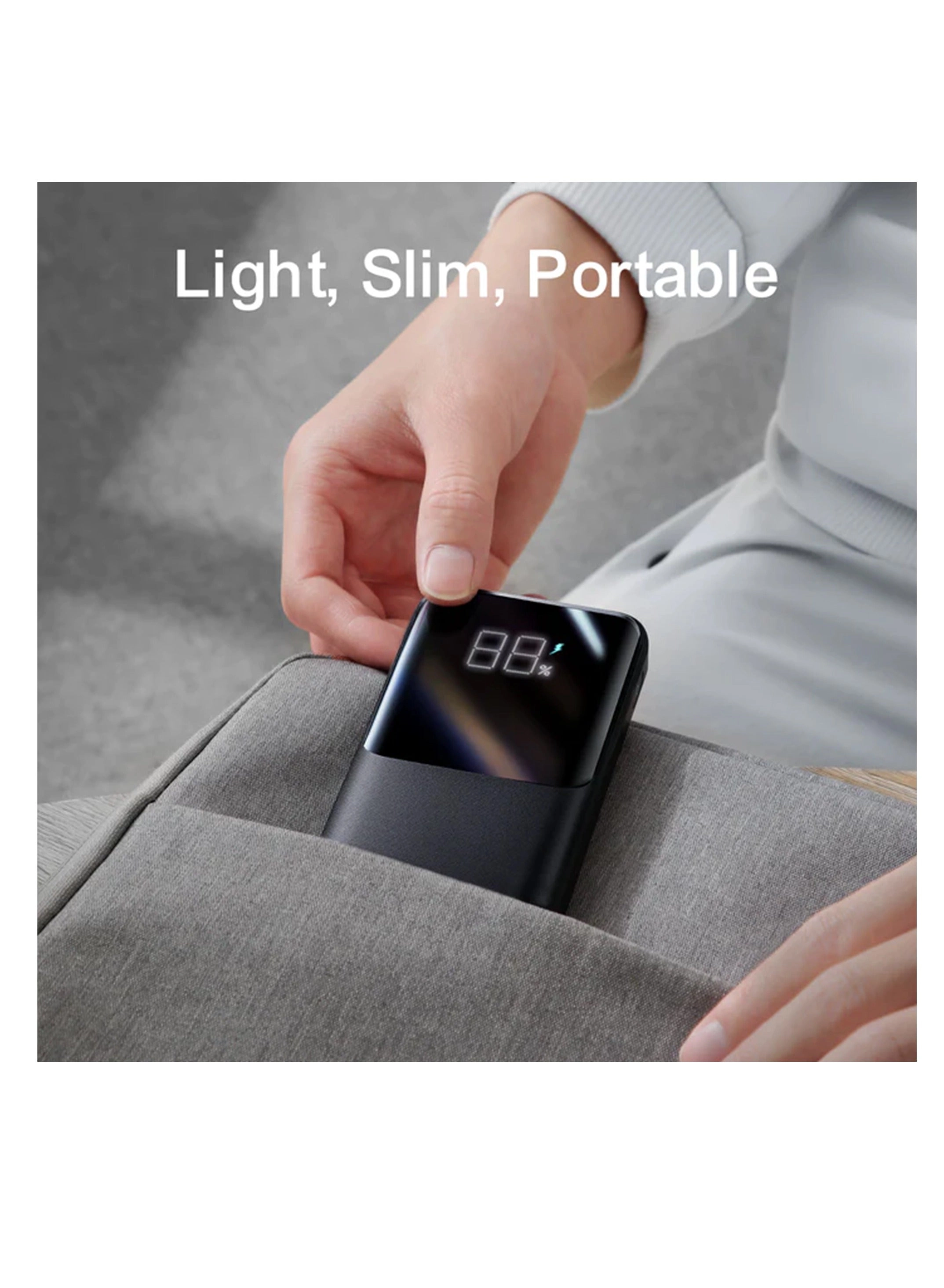 PB191 - 10000mAh 5 Watt 2 USB-A 1 USB-C