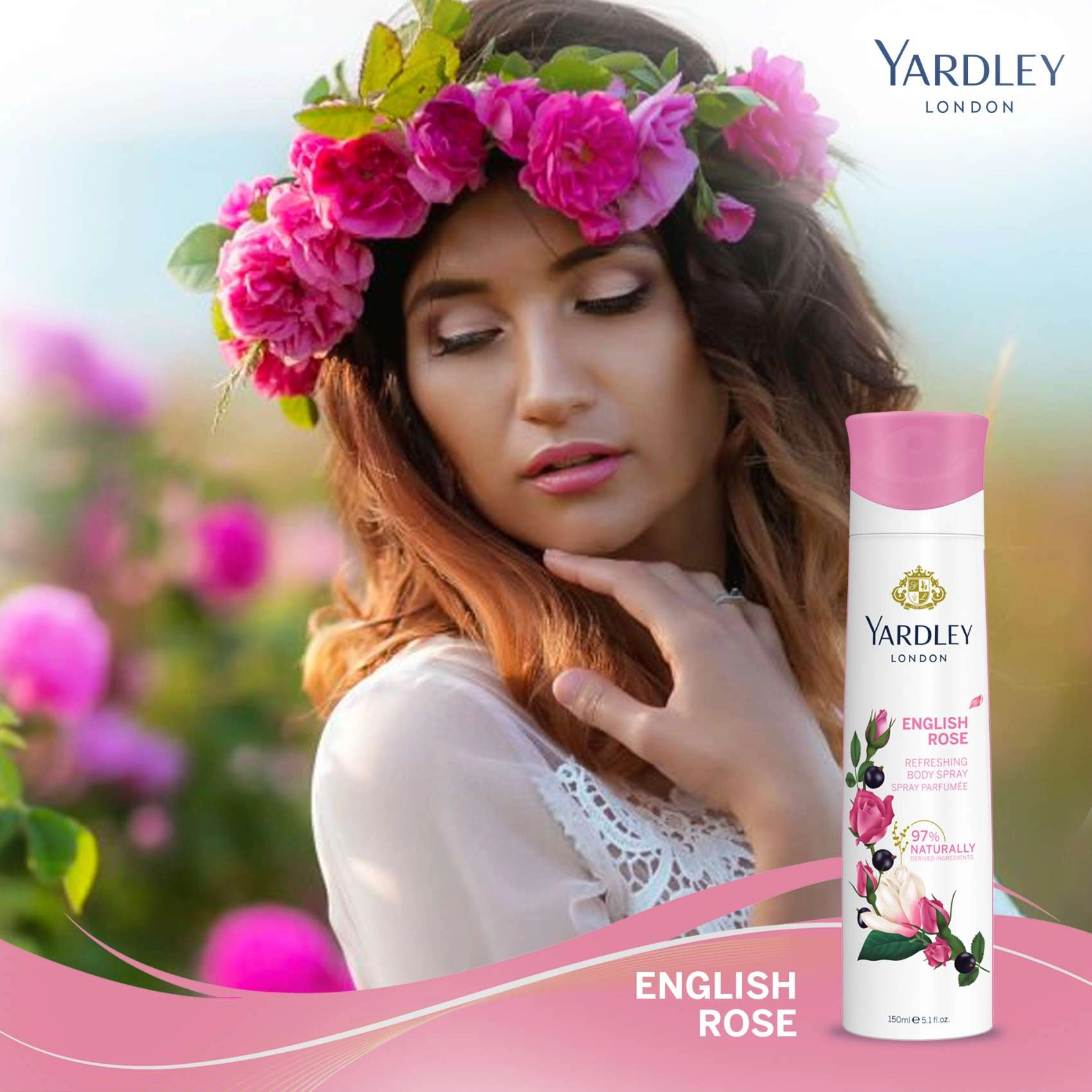 English Rose Body Spray - 150 ml