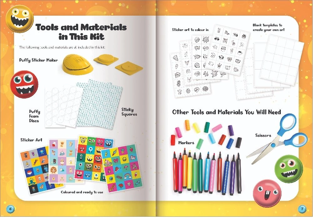 Zap Extra Puffy Activity Sticker Book 30 pcs