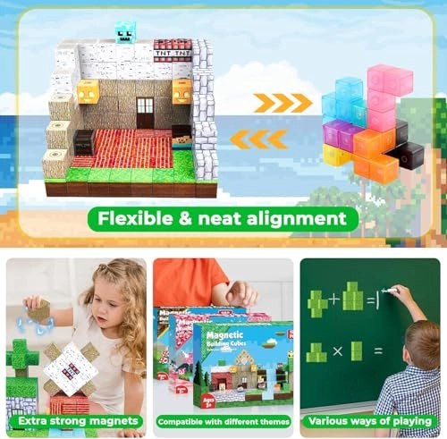 Magnetic Building Blocks - 150 pcs