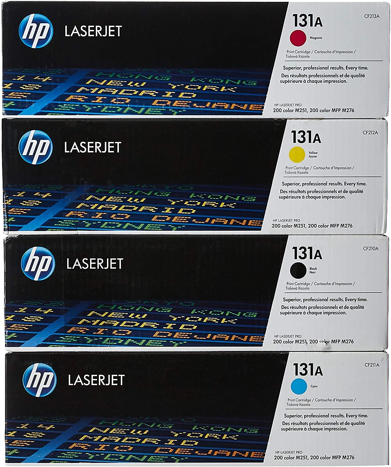131A Laserjet Toner Cartridge - 1600 pages Multi Colour Set